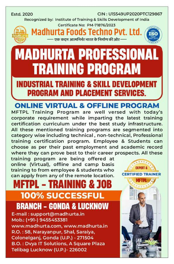 Madhurta Training Programs